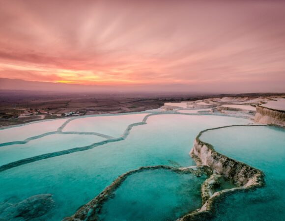 Pamukkale Traverten Terasları, Kleopatra, Karahayıt ve Hierapolis Antik Tiyatrosu