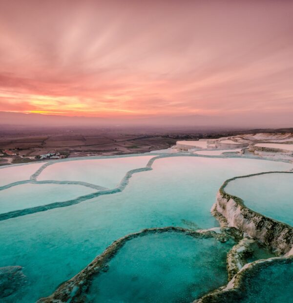 Pamukkale Traverten Terasları, Kleopatra, Karahayıt ve Hierapolis Antik Tiyatrosu